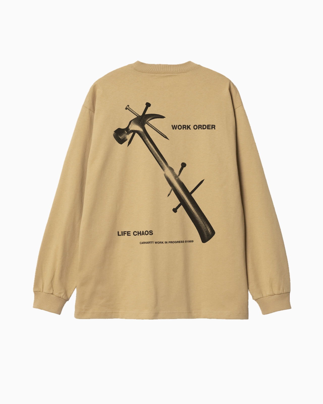 Carhartt Wip: Лонгслив Carhartt WIP L/S Reverse Hammer T-Shirt