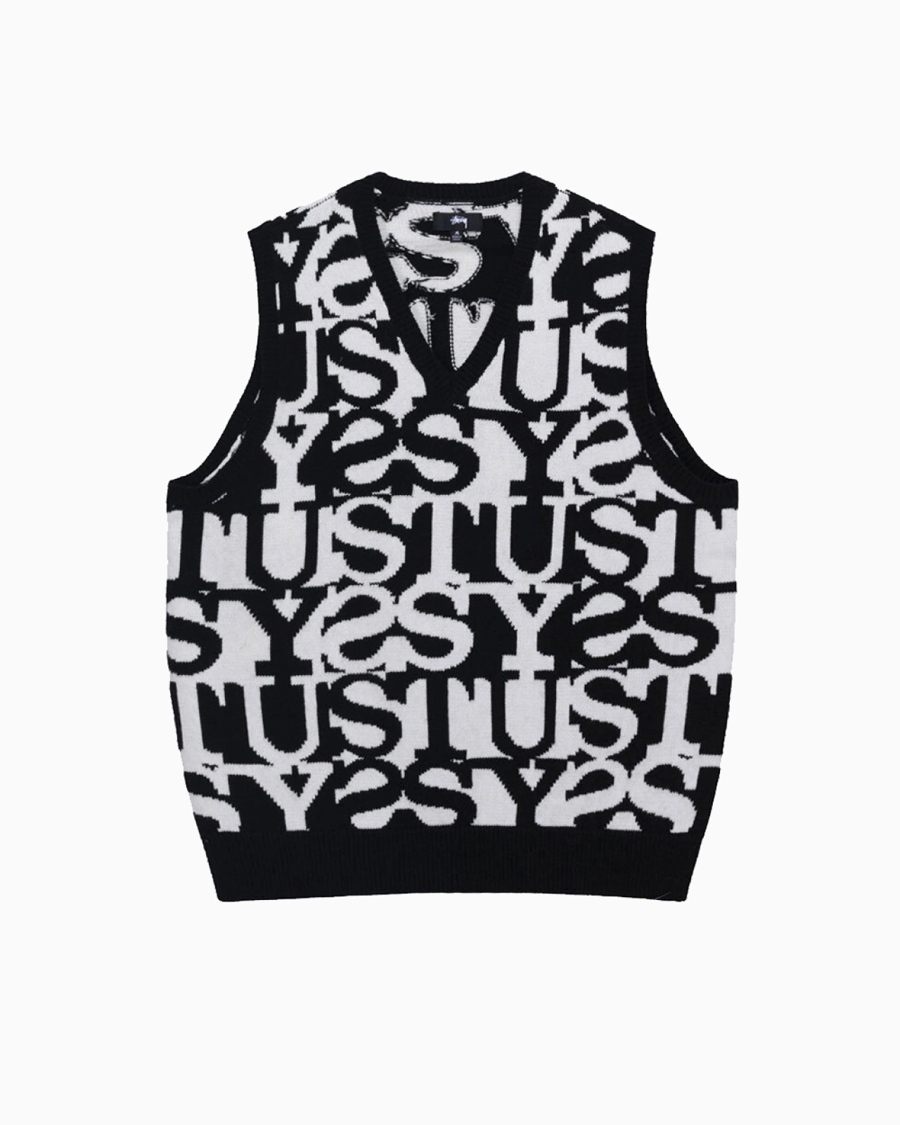 Stussy: Жилет Stussy Stacked Sweater Vest