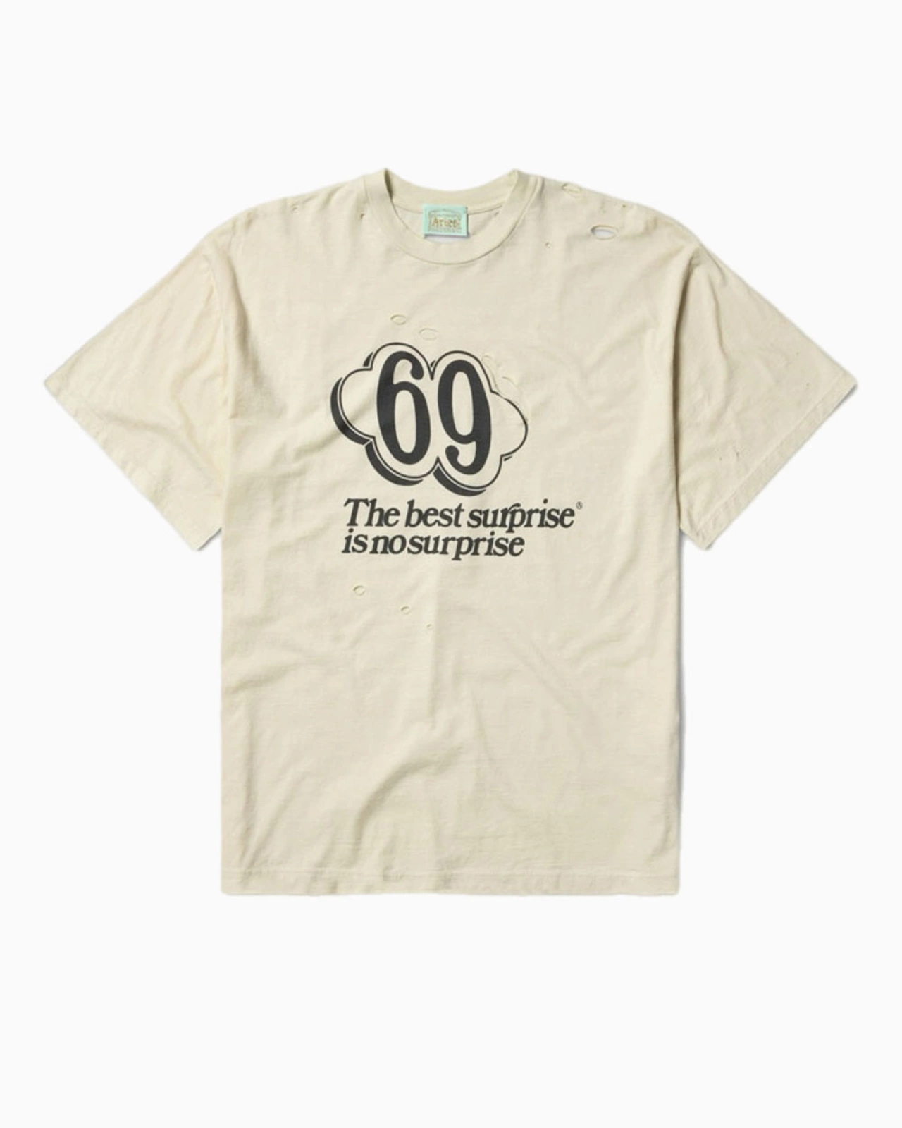 Aries: Футболка Aries Destroyed 69 SS Tee