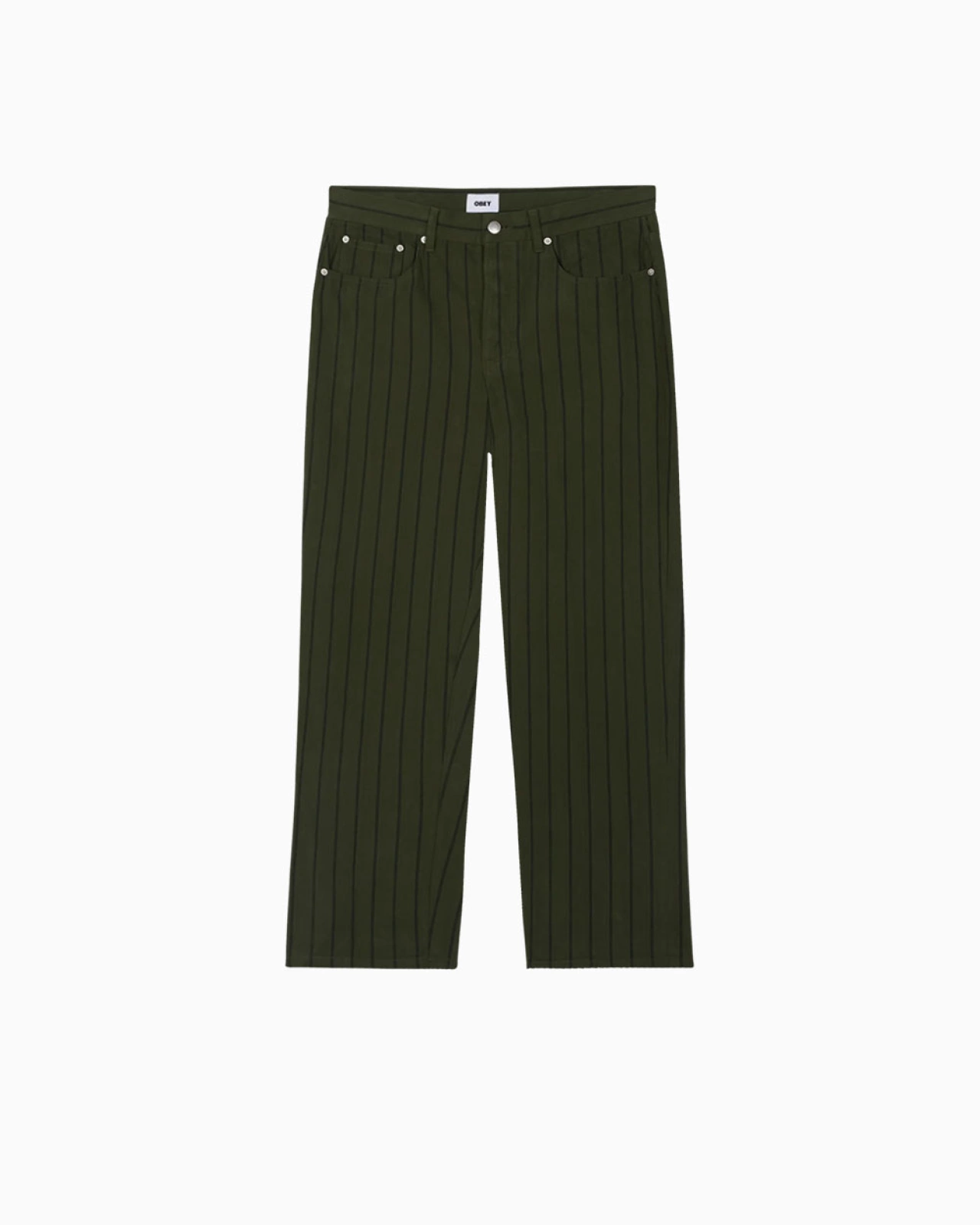 Obey: Джинсы Obey Stripe Baggy Denim Short