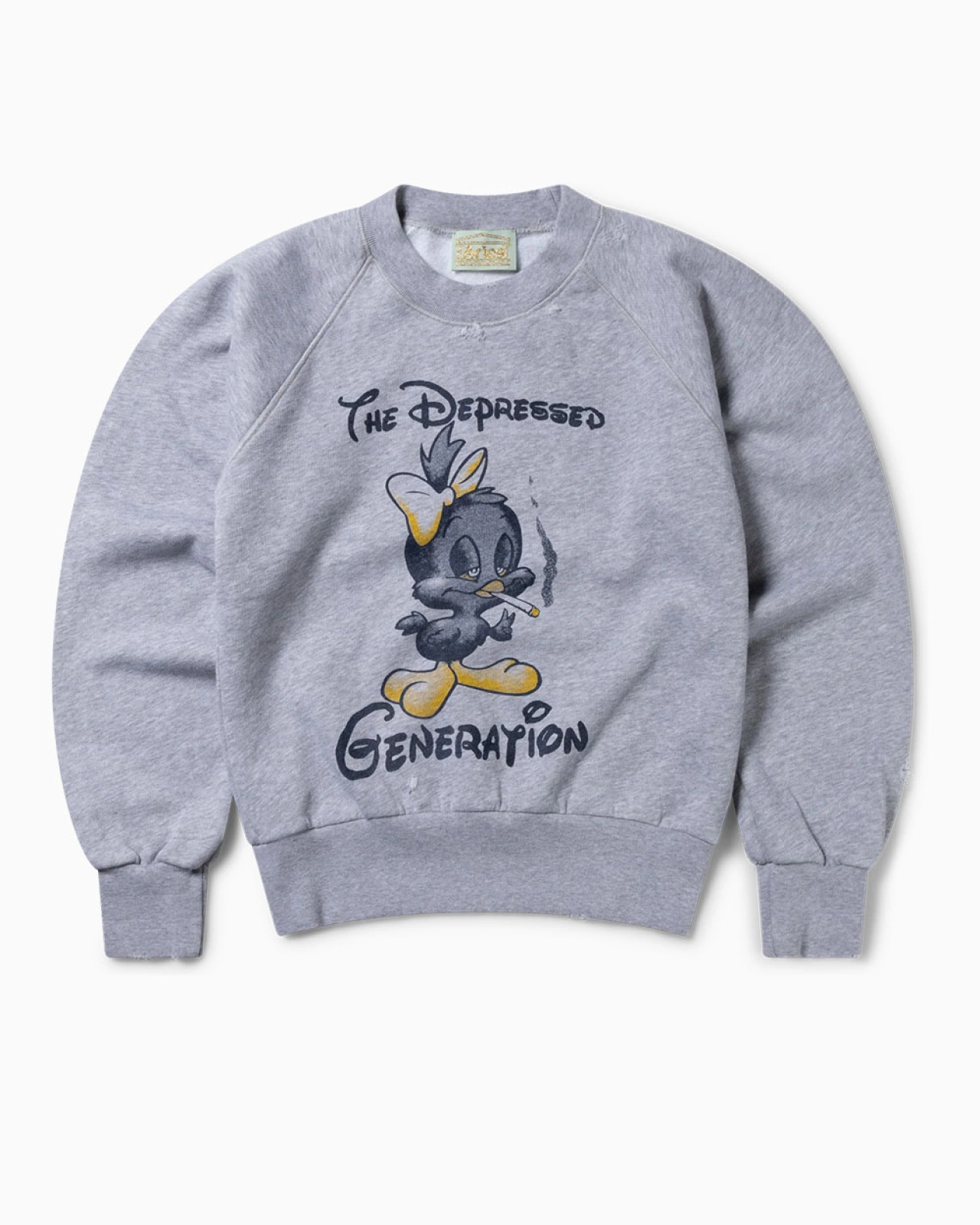 Aries: Свитшот Aries Destroyed Weedie Pie Raglan Sweat