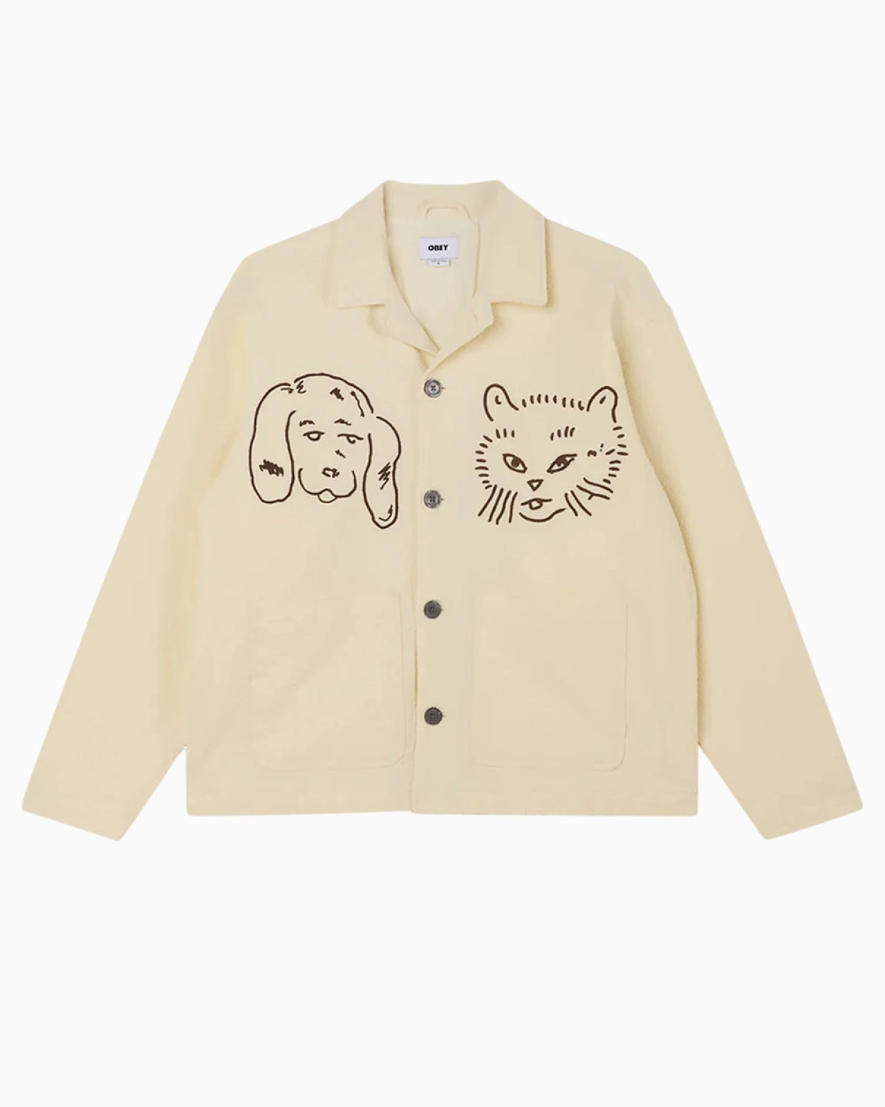 Obey: Куртка-рубашка Obey Vesta Shirt Jacket