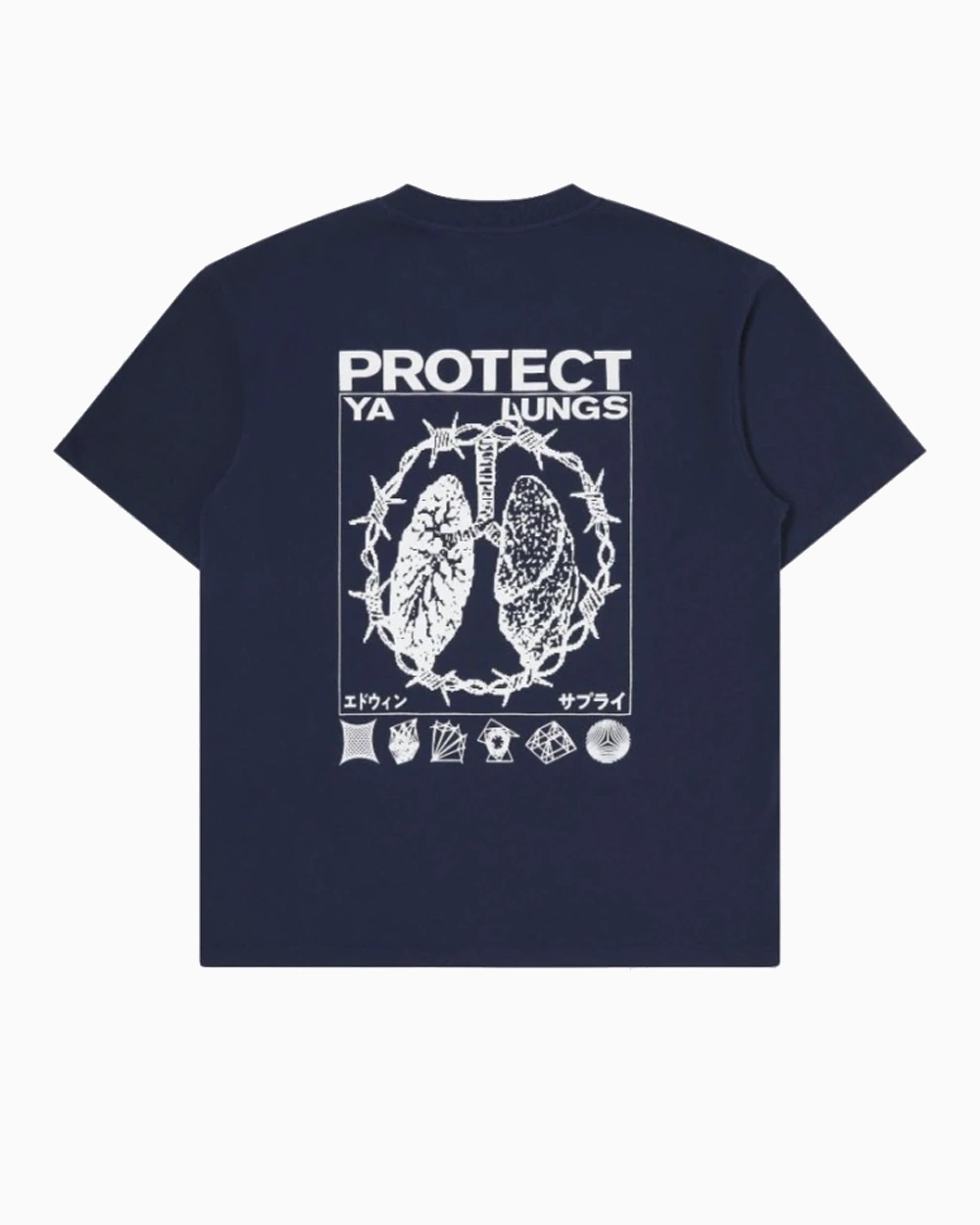 Edwin: Футболка Edwin Protect YA Lungs TS