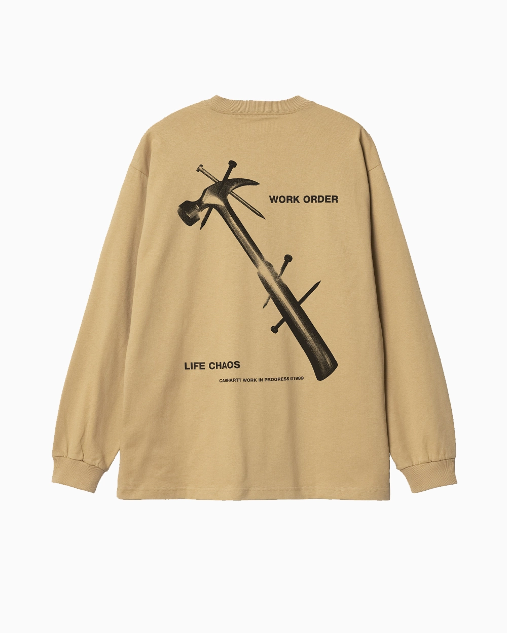 Carhartt Wip: Лонгслив Carhartt WIP L/S Reverse Hammer T-Shirt