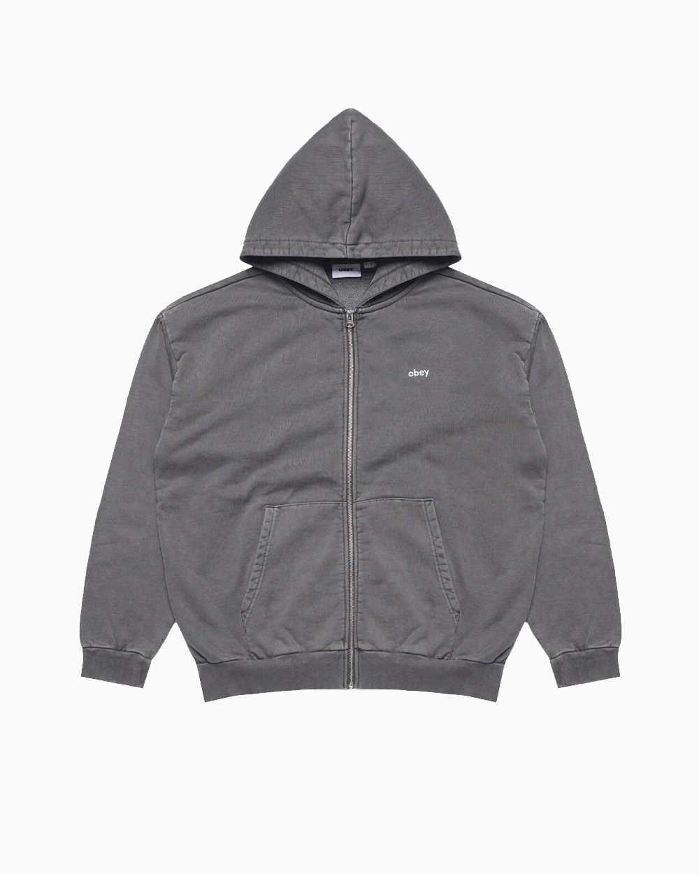 Obey: Толстовка Obey Lowercase Pigment Zip Hood